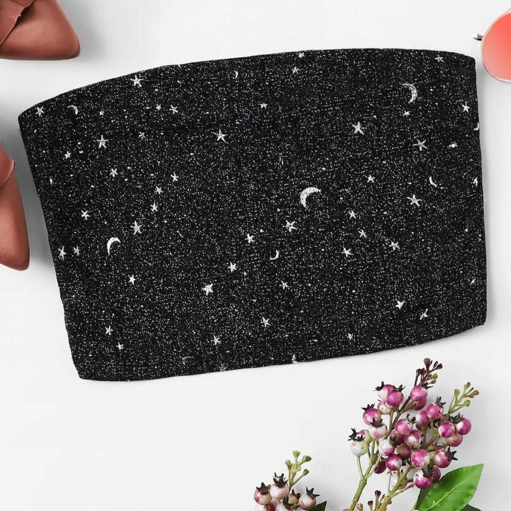 Shoot for the Moon Strapless crop top